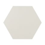 Hexagon Solid Super White Porcelain Tile
