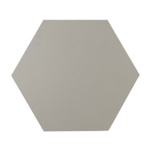 Hexagon Solid Light Grey Porcelain Tile