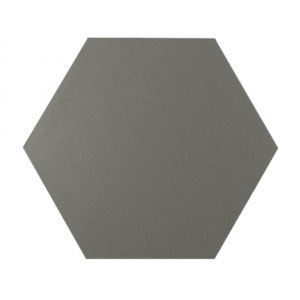 Hexagon Solid Dark Grey Porcelain Tile