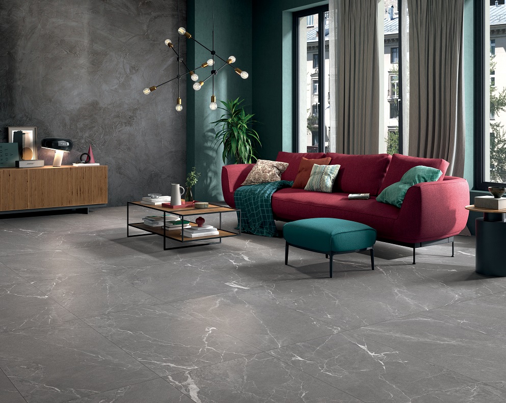 Mix Grey Polished Porcelain Tile