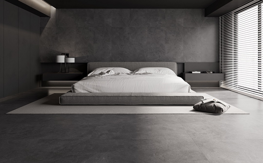 Alba Anthracite Matte Porcelain Tile photo 2