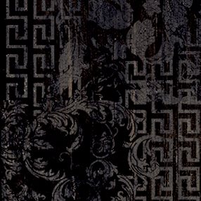 Versace Eterno Patch Carbon Porcelain Tile