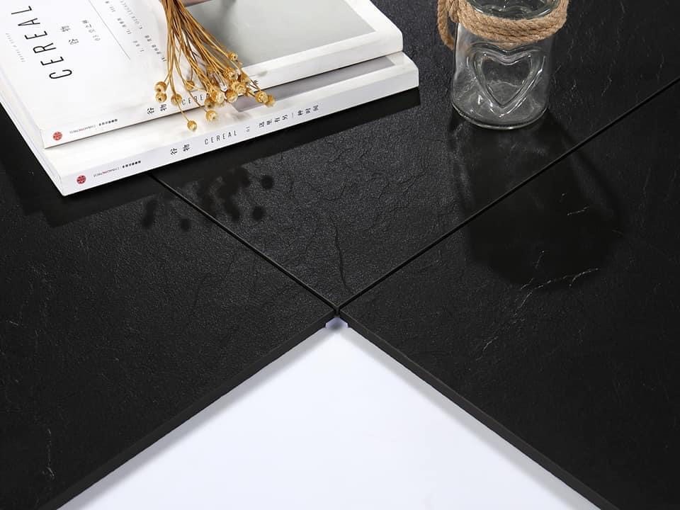 Super Black Sparkle Matte Full-Body Porcelain Tile