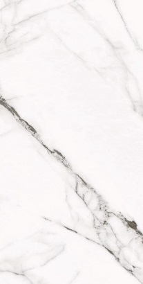 Calista Bold White Polished Porcelain Tile