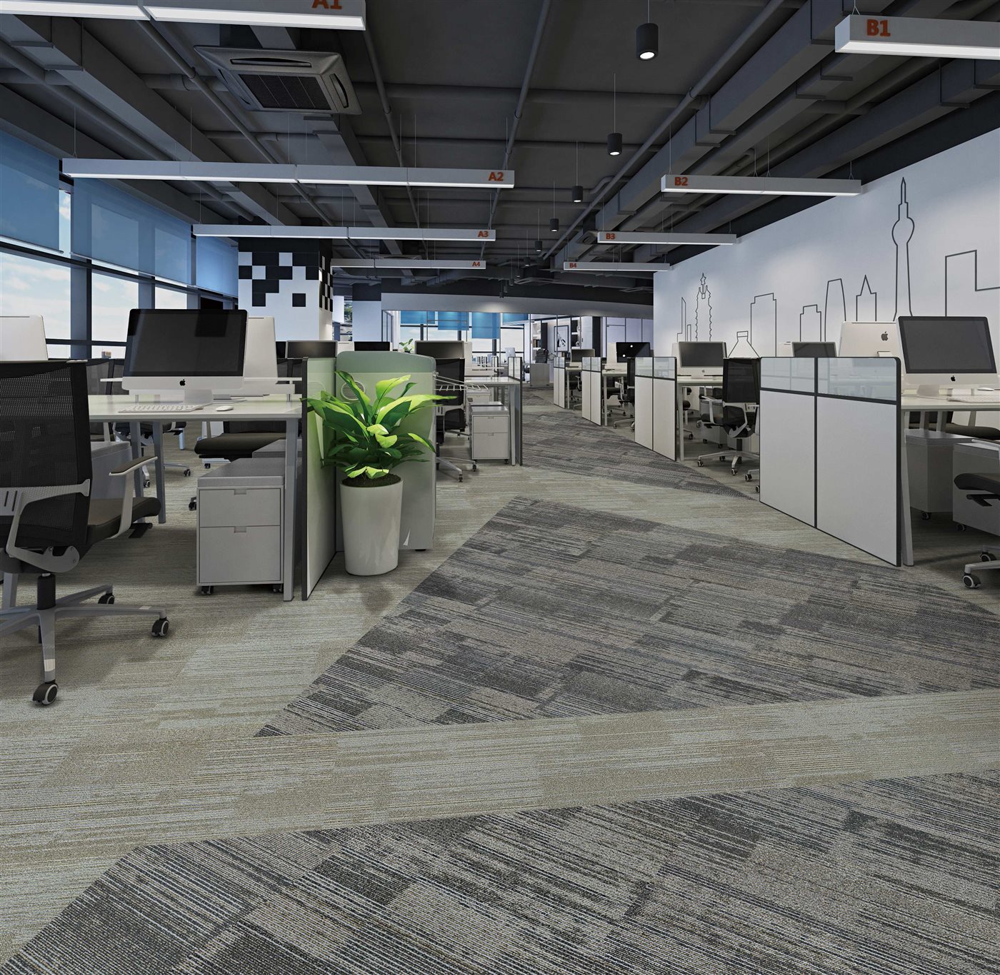 Kehen 12 Nylon Carpet Tile