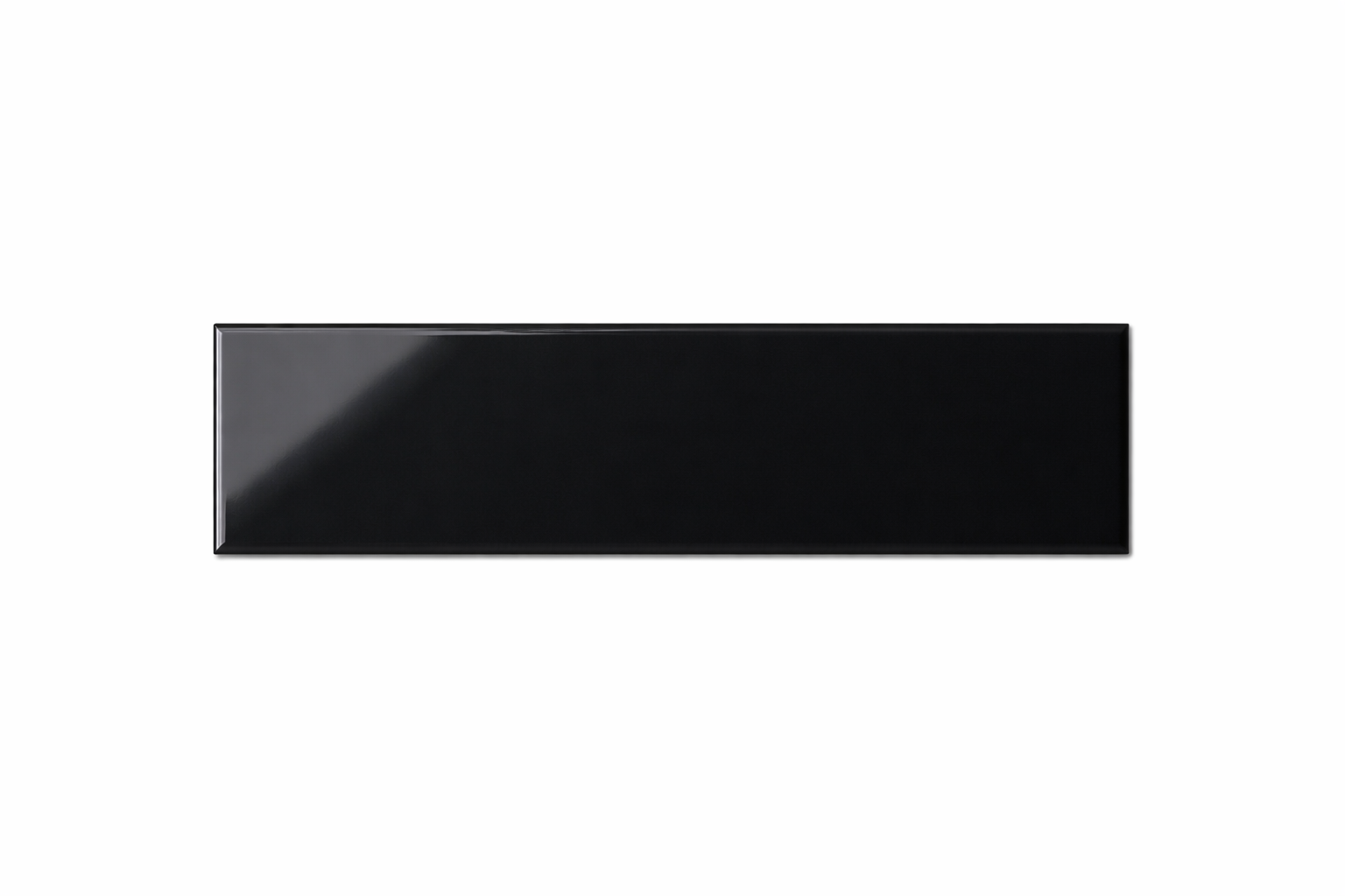Island Black Glossy Glazed Ceramic Tile