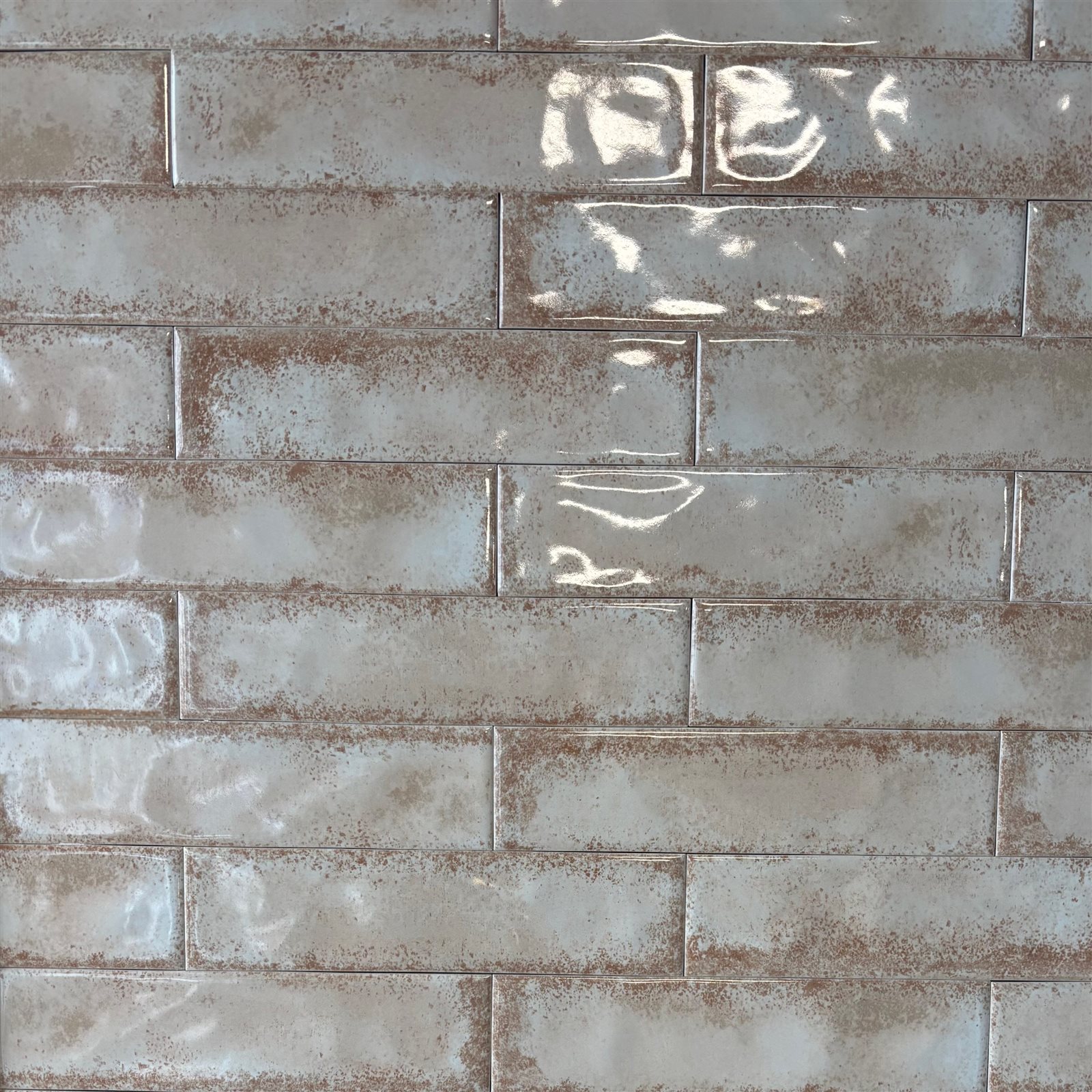 Aqua Beige Polished Porcelain Tile photo 2