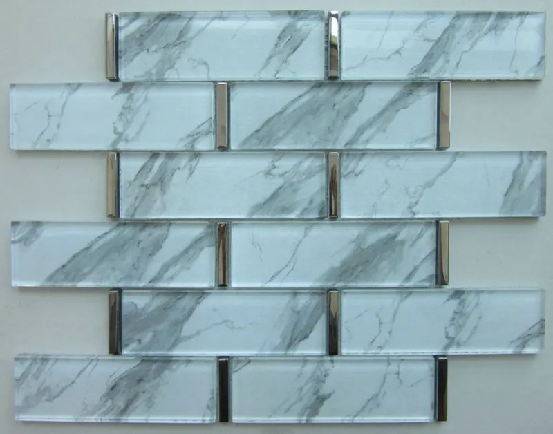 Ada Sugar Gris Glass Mosaic