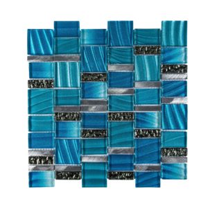 Allure Ocean Blue Stacked Mosaic