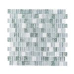 New York Sky 1" x 1" Square Glass & Marble Mosaic