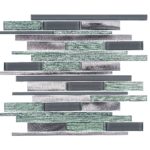 Victory Grey Glass & Stainless Mosaic