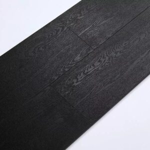 Super Black 6"X36" Lappato Wood Skin