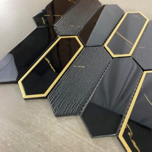 Eternity Black Picket Gold